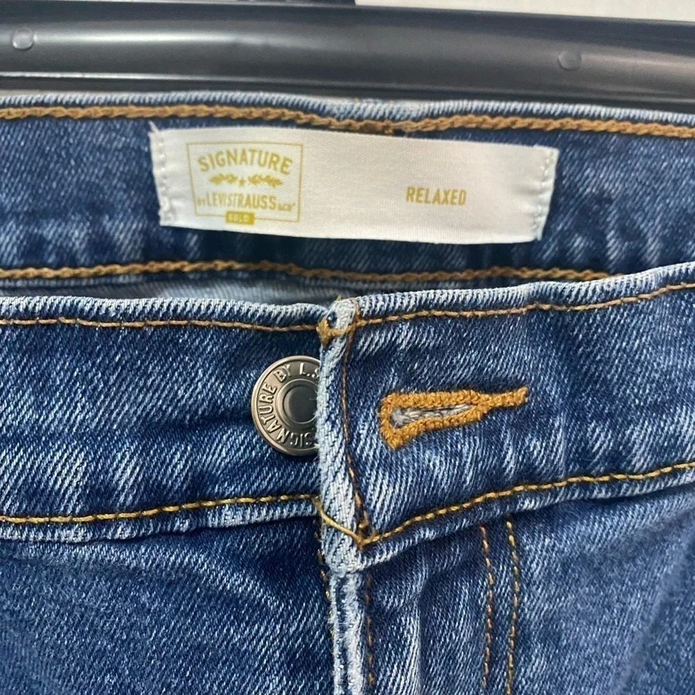Signature Levi’s Strauss Relaxed Men Blue Jeans.